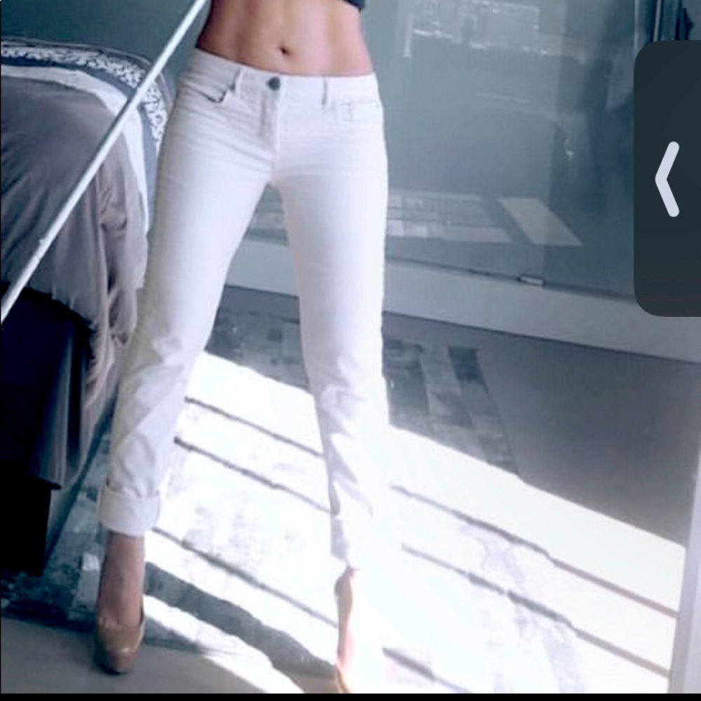 Maje cream Moto jeans